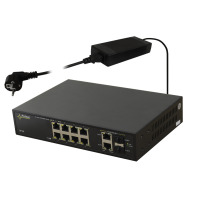PULSAR SF108 10-port switch for 8 IP cameras
